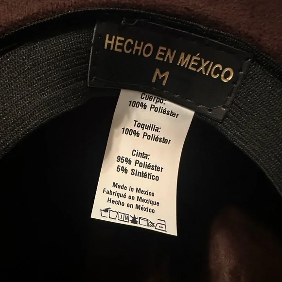 Brown Western Hat with Feather Accent - Picture 6 of 8